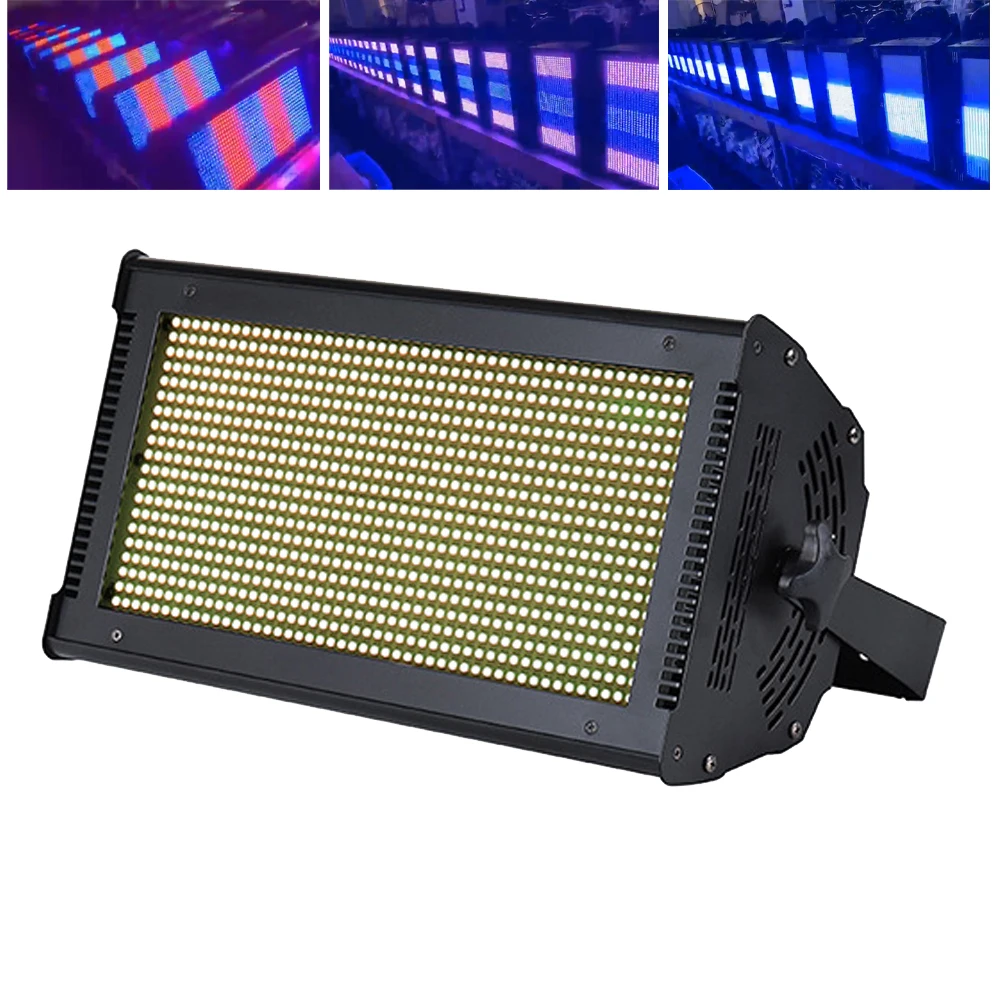 

Профессиональный Сценический светодиодный стробоскоп высокой яркости RGB DMX512, светодиодный светильник для аудитории, мигающий светильник, 8 рулонов, изменение цвета пикселей