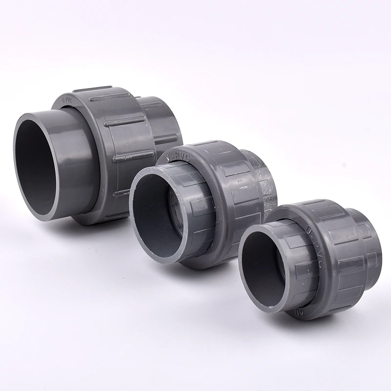 1~20pcs Big Size 20~110mm PVC Pipe Union Connector Garden Irrigation Aquarium Fish Tank Tube Watering Adapter Fittings Joints