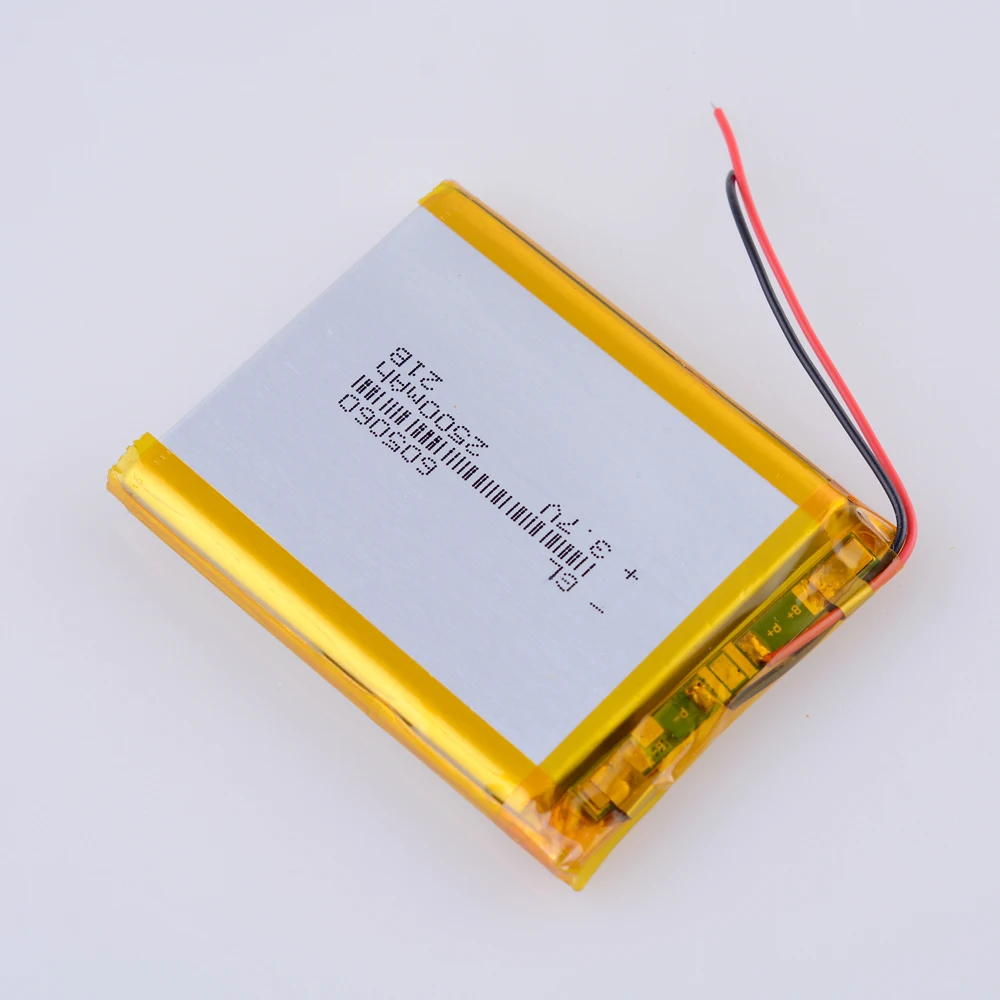 605060   3.7V 2500mAh akumulator litowo-polimerowy akumulator litowo-jonowy do MP3 MP4 mysz do gier PSP DVR GPS Lampe głośnik zabawki 604959 065060