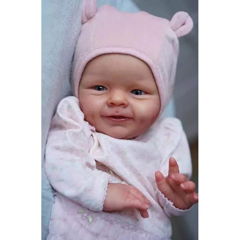 22Inch Reborn Doll Kit Populaire Shaya Zoete Gezicht Soft Touch Unpainted Onvoltooide Pop Onderdelen Met Certificaat Verse Kleur Bebe speelgoed