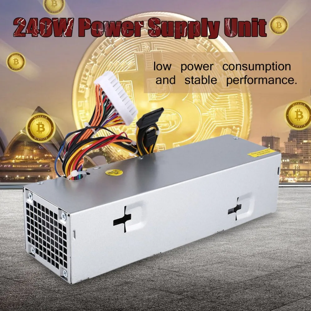 NEW 240W Desktop Power Supply Car Unit PSU For Dell Optiplex H240ES-00 H240AS-00 AC240ES-00 AC240AS-00 L240AS Power Supply