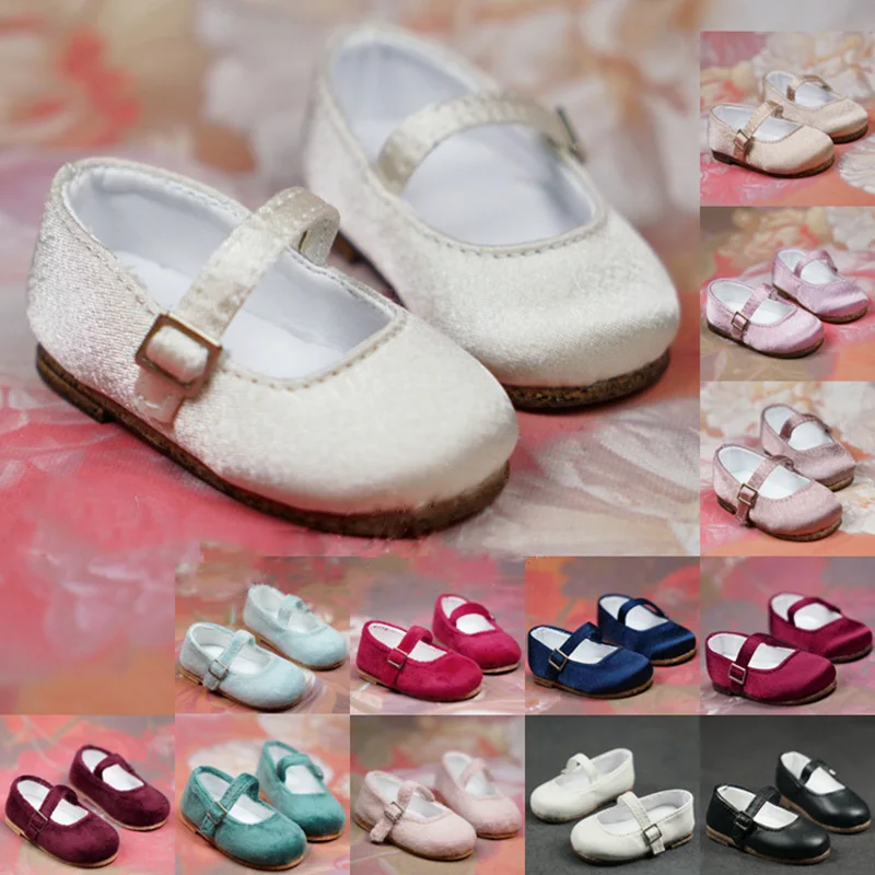 1/6 1/4 Scale BJD Shoes Cute Pointed Princess Leather Shoes & Cloth Shoes For BJD/SD YOSD MSD Girl Doll Accessories