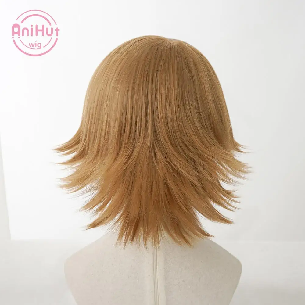 Chihiro Fujisaki Cosplay Wig Danganronpa Game AniHut Cosplay Hair Synthetic Heat Resistant Women Hair Fujisaki Chihiro