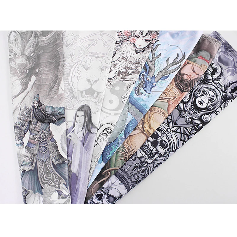 Motorcycle Arm Sleeves Plus Size Cycling Cuff Summer UV Sun Protection Game Sunscreen Fishing Arm Cover Basketball Elbow Pad