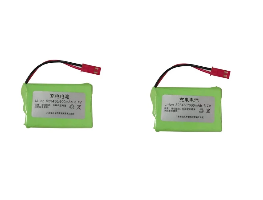 3.7V 600mAh  Li-ion Battery for RC toys Cars Tank Robot Electric water gun 3.7V rechargeable high capacity lithium battery