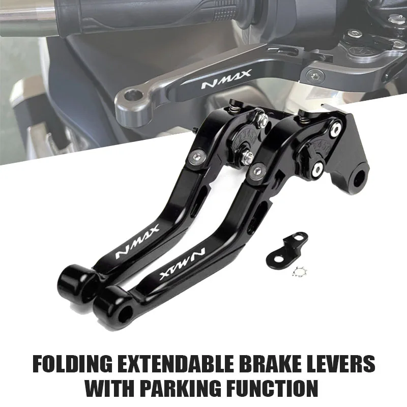 

For YAMAHA NMAX 155 150 125 N-MAX155/150 2015-2024 New Motorcycle Folding Extendable Brake Clutch Lever With Parking Function