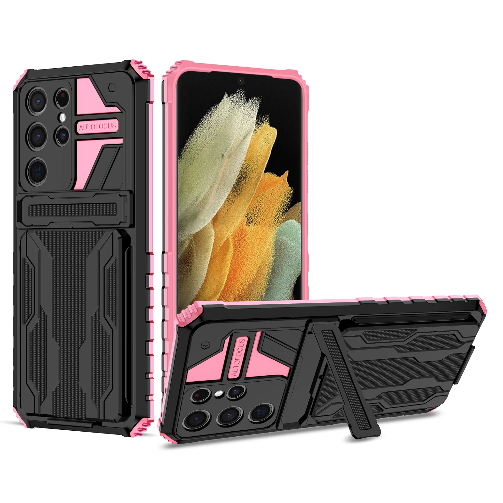 Hülle für Samsung Galaxy S25 Ultra S24 FE Note 20 Ultra A16 A55 A05S Brieftaschen-Karten-Flip-Cover Schützende Hybrid-Stand-Hartschalenhülle – Detail 18