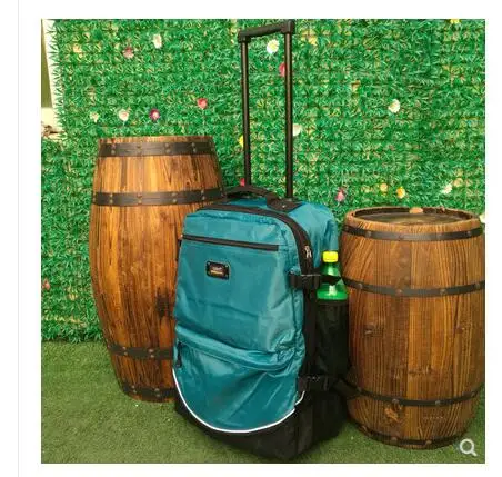 Bolsas de equipaje de mano de nailon con ruedas para hombre, bolsa rodante con ruedas, Maleta de viaje