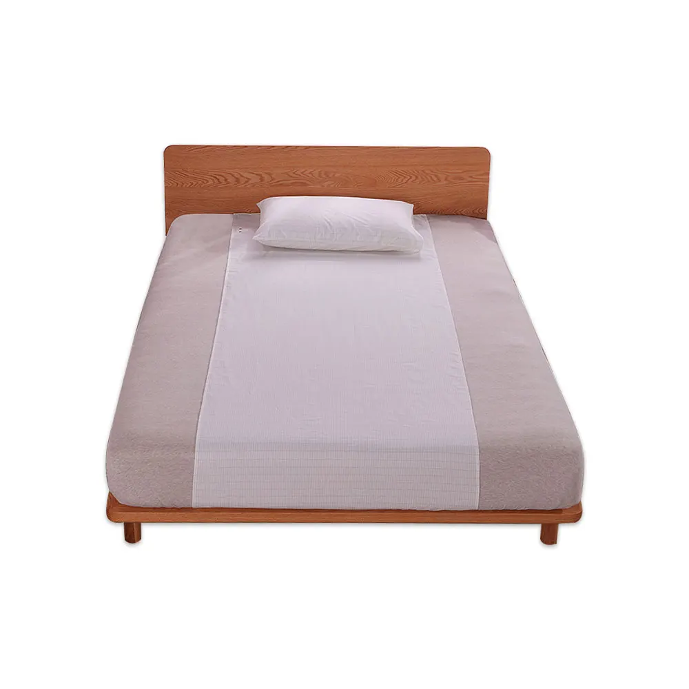 

EARTHING Flat sheet Half bed Sheet Silver Antimicrobial Conductive Grounding Organic Cotton Better sleep nature health