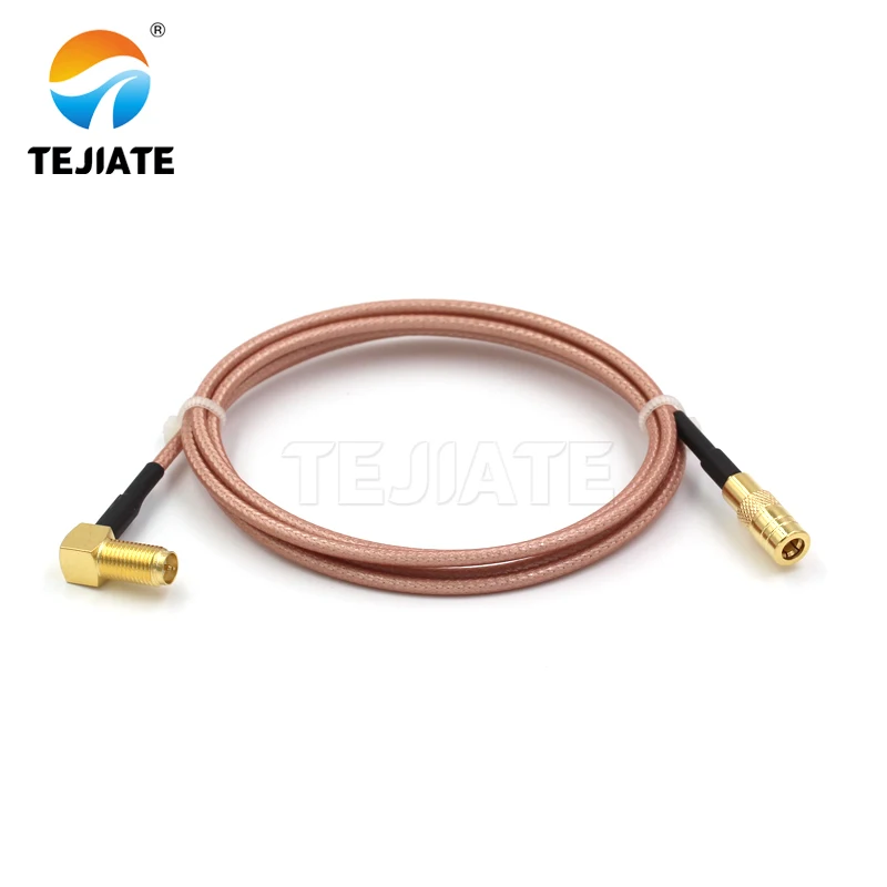 1PCS TEJIATE Adapter Cable SMB To RPSMA Type SMB-K Convert RPSMA-KW 8-90CM 1M 1.5M 2M Length Connector RG316 Wire