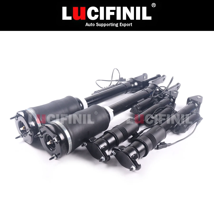 

LuCIFINIL 4PCS Front Rear Air Suspension Shock Absorber Fit Mercedes-Benz W164 ML GL 1643206013 1643202031