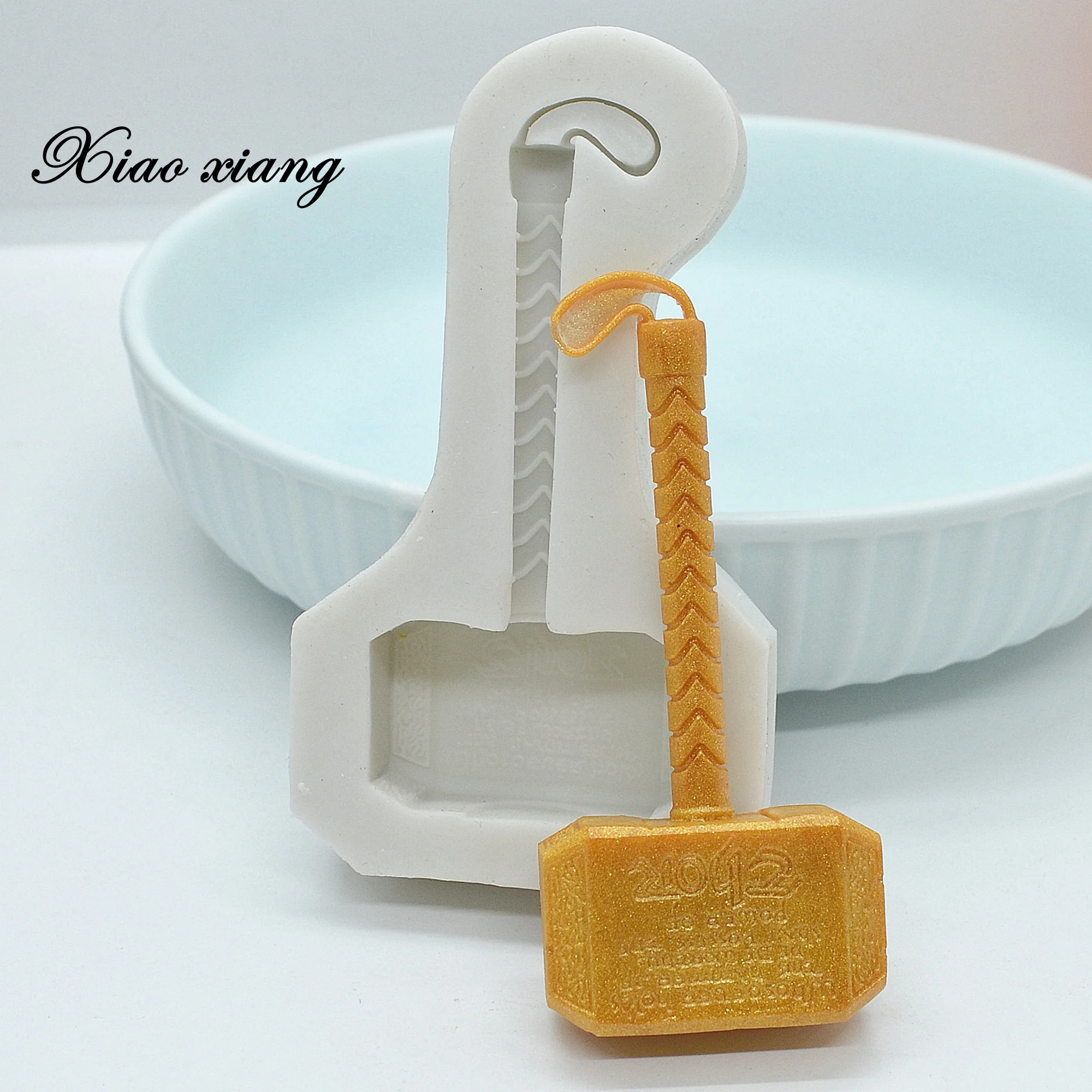 Luyou 3D Hammer Design Fondant Silicone Cake Molds For Baking Soap Chocolate Mould Pastry Kitchen Bakeware Tools FM364