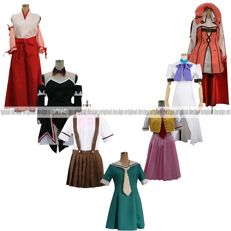 

Higurashi When They Cry/Higurashi no Naku Koro ni Keiichi Maebara Rika Furude Rena Clothing Cosplay Costume,Customized Accepted