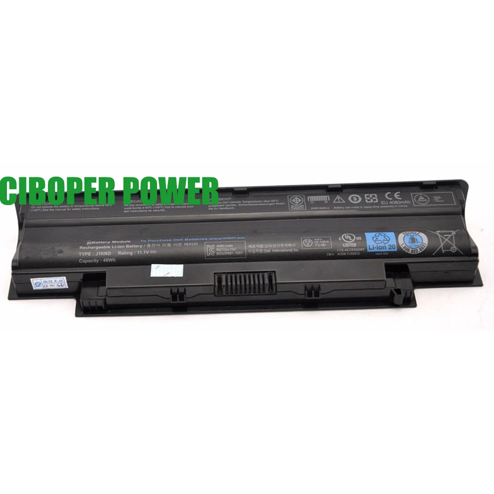 CP Laptop Battery J1KND/04YRJH/FMHC10/YXVK2 48WH/11.1V For Inspiron M501 M501R M511R N3010 N3110 N4010 N4050 N4110 N5010 N5010D