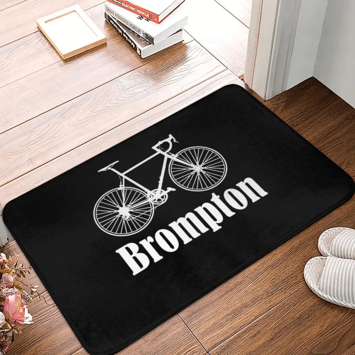 Brompton Vintage Racing Green Doormat Rug carpet Mat Footpad Polyester Anti-slip Water oil proof Entrance Kitchen Bedroom toilet