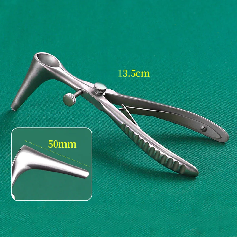 Stainless Steel Race Mirror Dilator Nose Speculum Nasal Cavity Open Nasal Cavity Enlargement Nasal Surgical