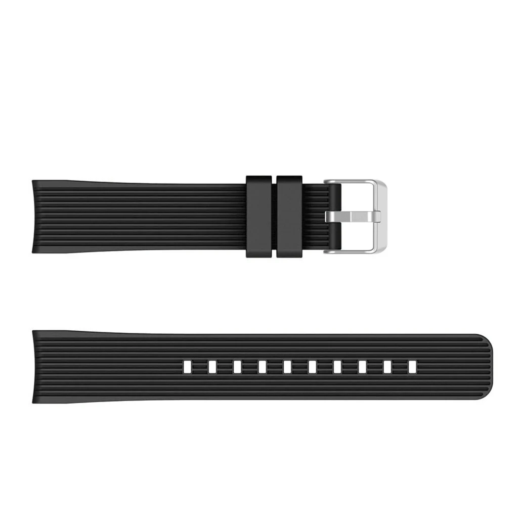 20mm Watchband Soft Silicone Bracelet Wrist Band For Samsung Galaxy Watch 42mm SM-R810 Galaxy 3 41mm Smart Watch Strap Wristband