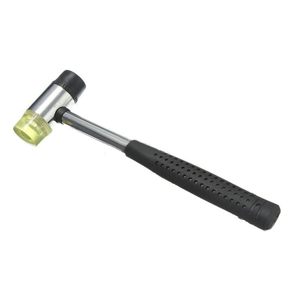 new1PCS Mini Hammer Work Glazing Window Beads Hammer Head Soft Mallet Tool Woodworking Hand ToolsRubber Double Sided Two-ended