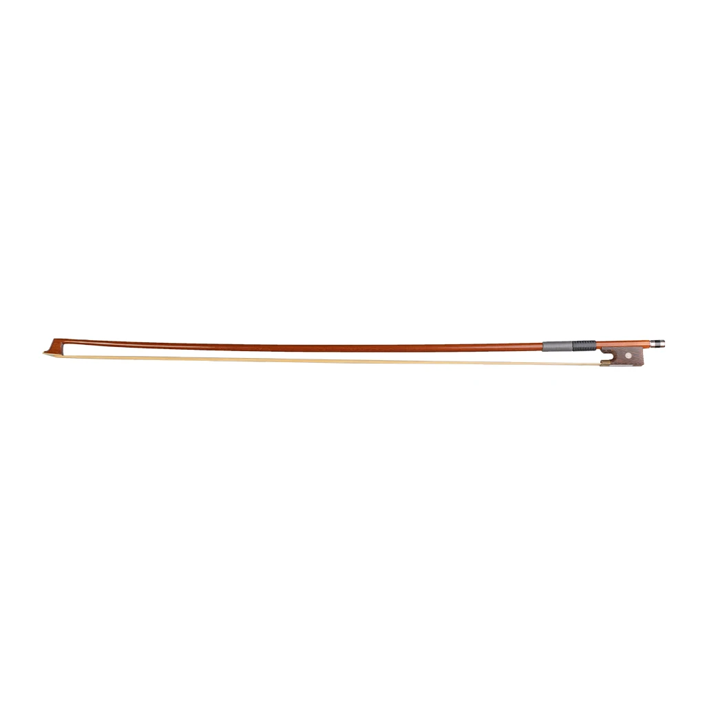 LOMMI Student Brazilwood Violin Bow Stick Fiddle Bow Violin Bow 4/4 3/4 1/2 1/4 1/8 Natural Bow Mongolia Hair Straight Bow