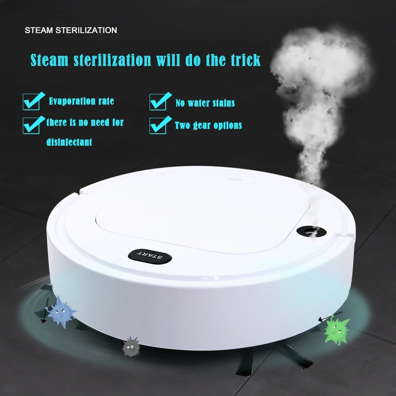 Multifunctional Robot Vacuum Cleaner , 3-In-1 Auto Rechargeable Smart Sweeping Robot Dry Wet Sweeping Vacuum Cleaner Home