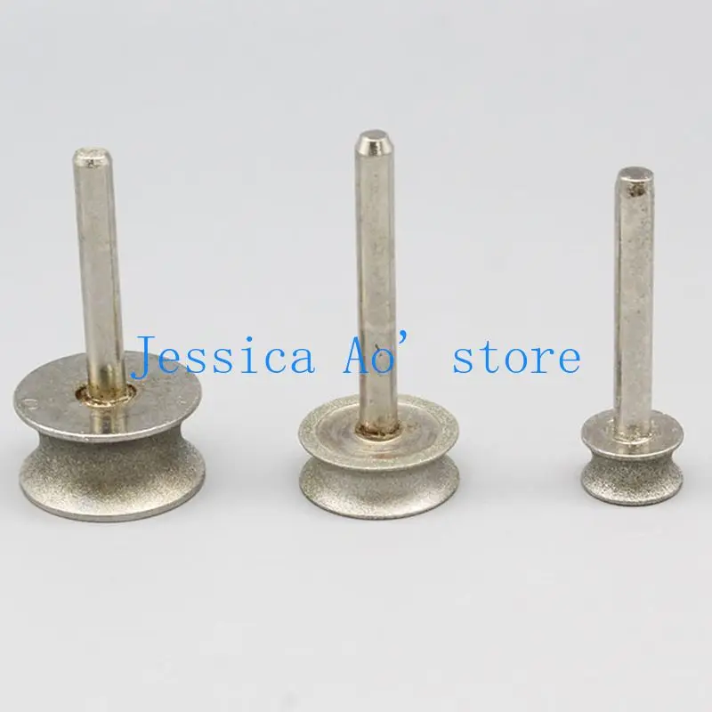 Sabbia Fine 240 grana bracciale anello mola mola concava tallio diamante testa abrasiva smeriglio disco abrasivo