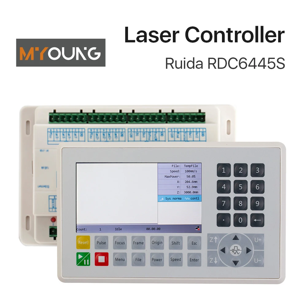 CO2 Laser Điều Khiển RDC6332G/M Thống Điều Khiển Từ Xa Không Dây Ruida DSP Bo Mạch Chủ Kim Loại Lai Cắt Laser