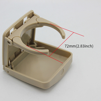 RV Accessories Size Adjustable Black Foldable Cup Holder Plastic Cup Caravan Camper Car Boat RV Drinks Holder