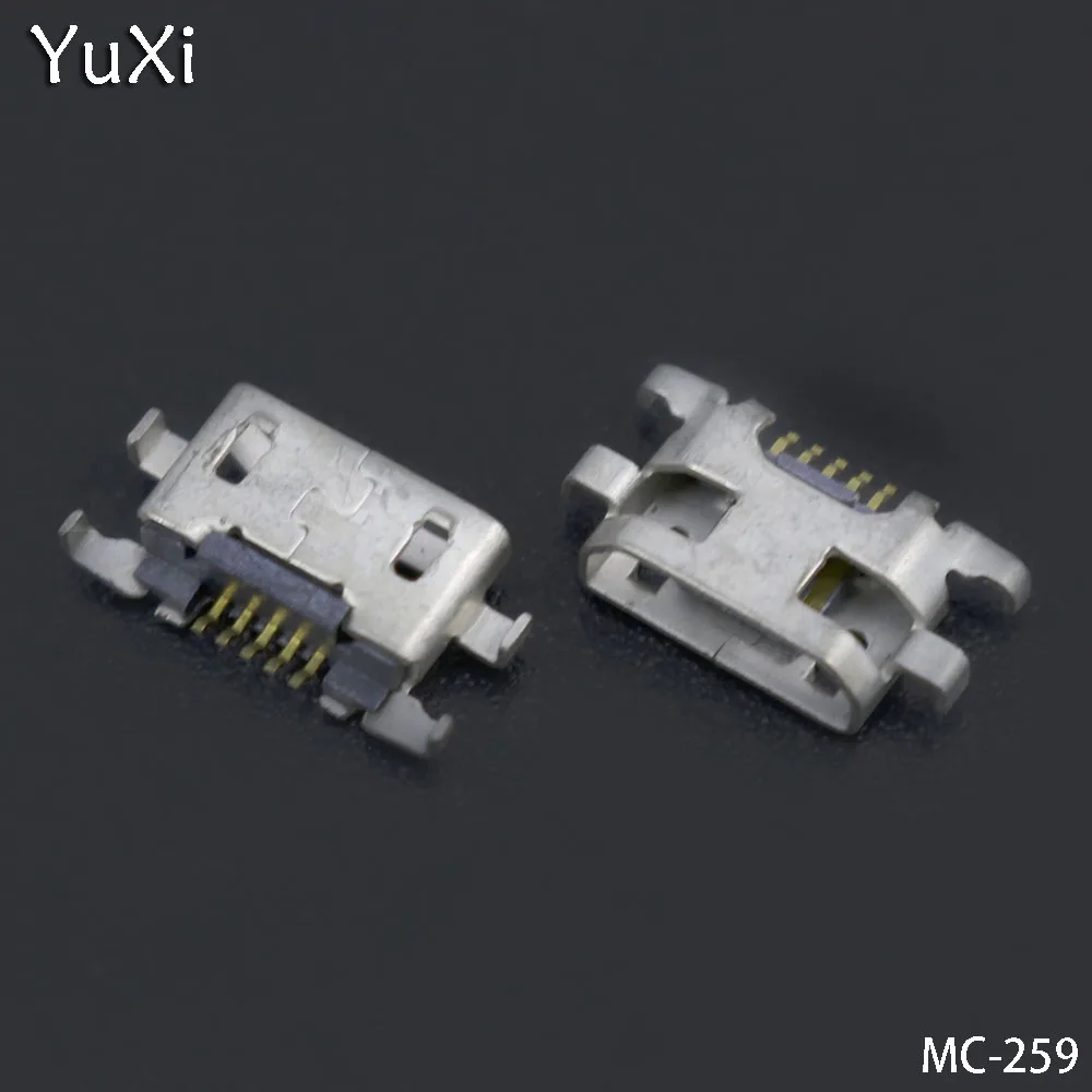 

YuXi 10pcs Micro USB Jack Connector Female 5 pin Charging Socket For Motorola Moto G2 G+1 XT1063 XT1064 XT1068 XT1069