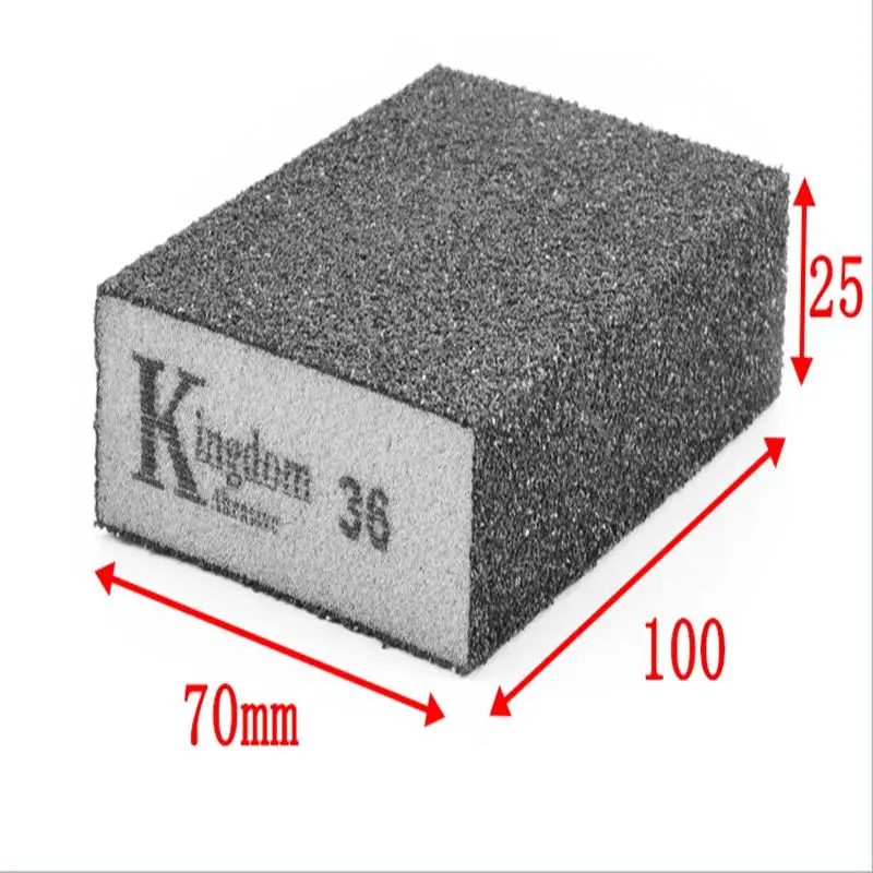 Factory 1PCS Grit 80 180 240 320 600 1000 Wall Grinding Sponge Sand Block Sandpaper Craft Model Paint Polished Sand Brick