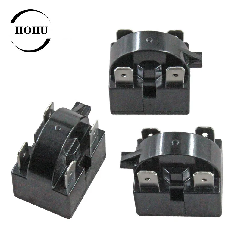 4พิน12โอห์มตู้เย็น PTC สตาร์ทเตอร์ตู้เย็นคอมเพรสเซอร์ตู้แช่แข็งตัวสตาร์ทแบบสอดชิ้นตู้เย็น