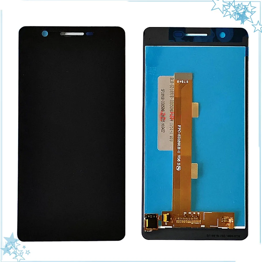 Black for Philips Xenium S386 LCD Display +Touch Screen Digitizer Assembly Mobile Phone Accessories