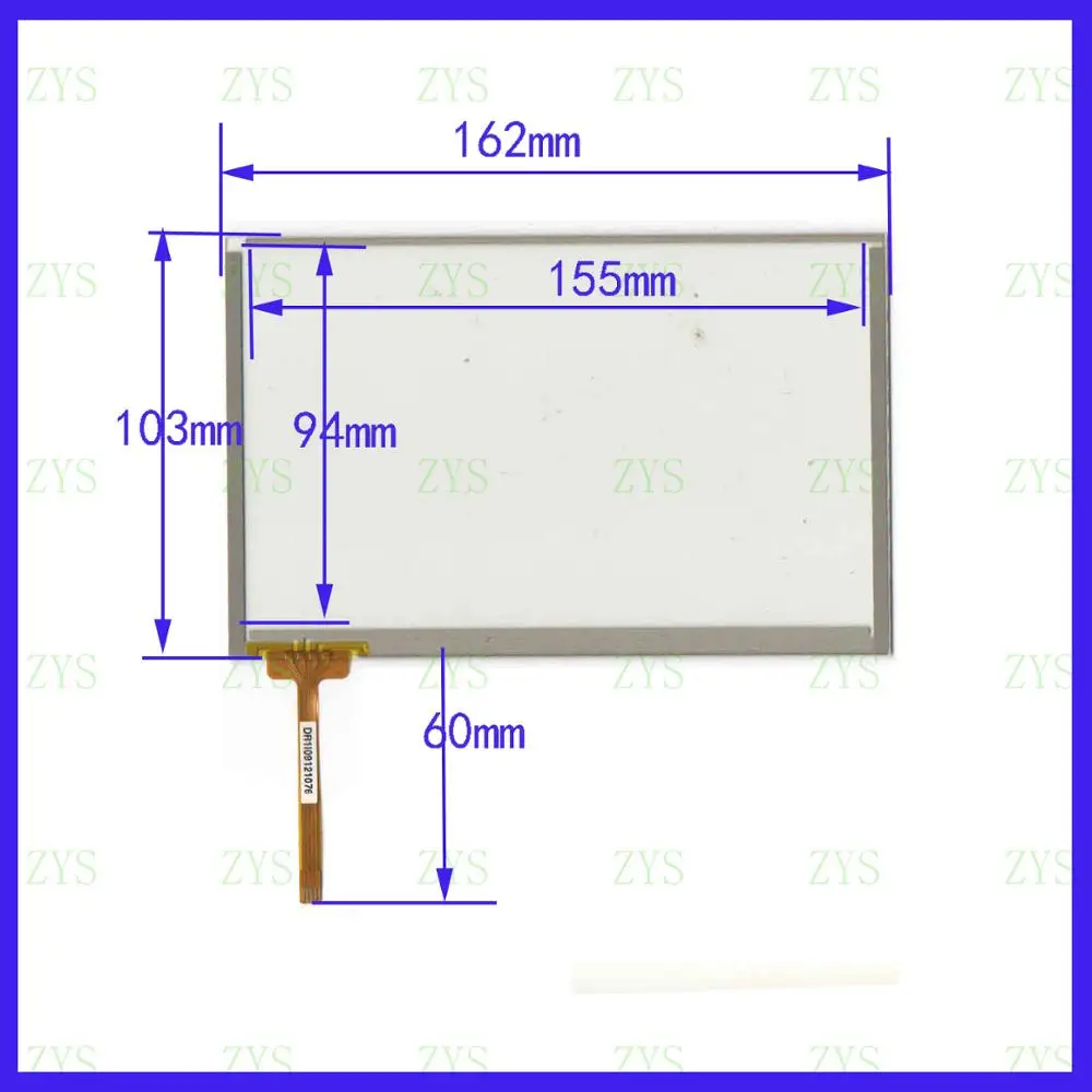 ZhiYuSun M013 New  7inch TOUCH Screen panels  162mm*103mm  for GPS  or commercial use post  162*103