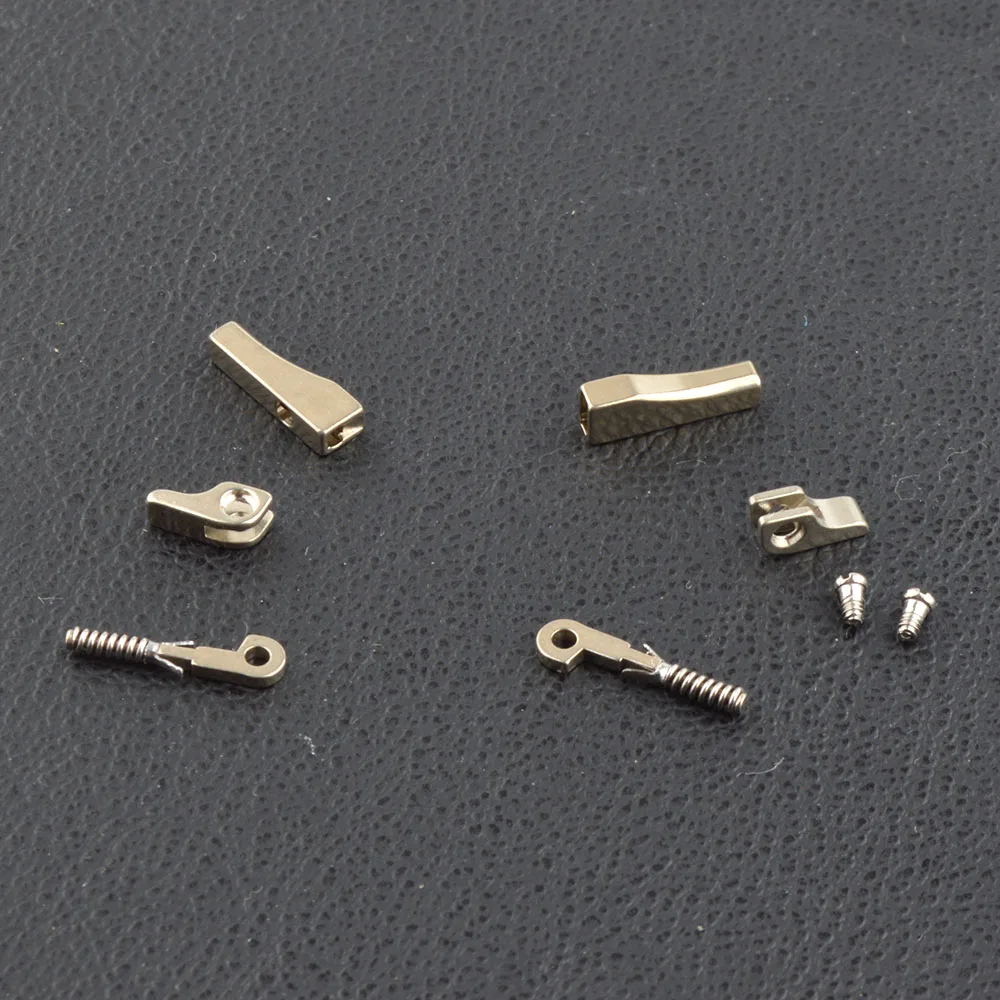 50sets 2.3mm width Eyewear spring hinge with case glasses easily installed flex hinge broken spring replacement part