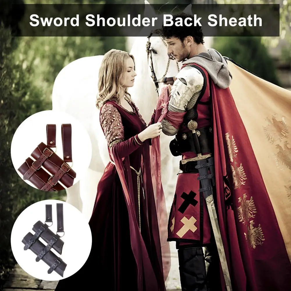 Medieval Retro Men\'s Sword Set Double Sword Protective Set Adjustable Sword Frog Martial Arts Training Accessories