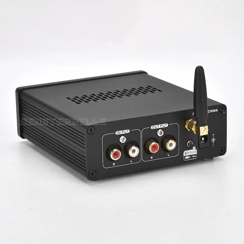 أحدث أحدث VOL-65 Audio HiFi Bluetooth Prelifieramp 6J5 Tube Preamp مع تعديل نغمة ثلاثية وجهير