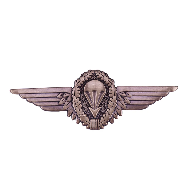 2021 German Parachutist Foreign Jump Wings badge brooch Paratrooper lapel pin Bronze