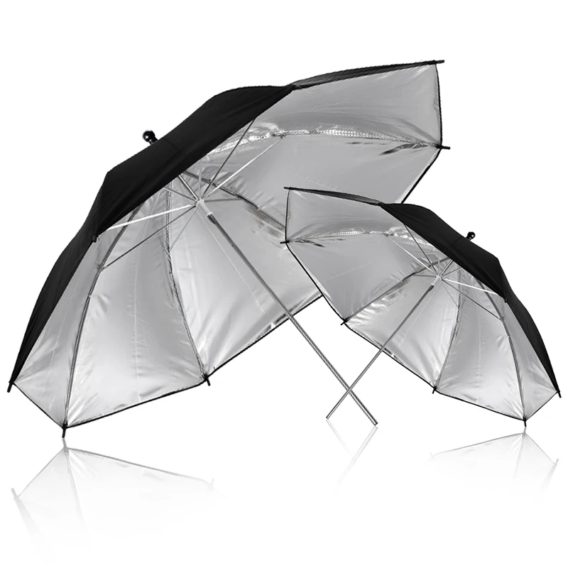 

Diffuser Umbrella 80cm 33" Black Silver Photography Photo Studio Softbox Translucent for Studio Lamp Flash Lighting Accessories