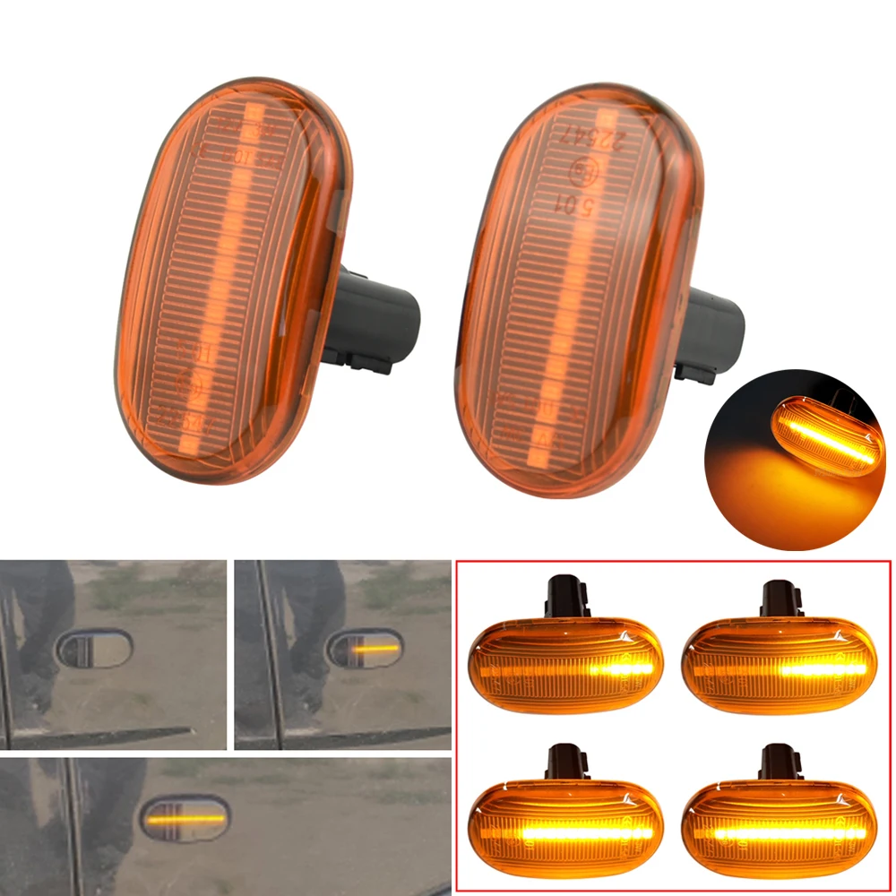 Side Marker Light LED Dynamic Turn Signal Sequential Lamp For Suzuki Jimny JB64W JB74W JB23W For Mazda For Chevrolet