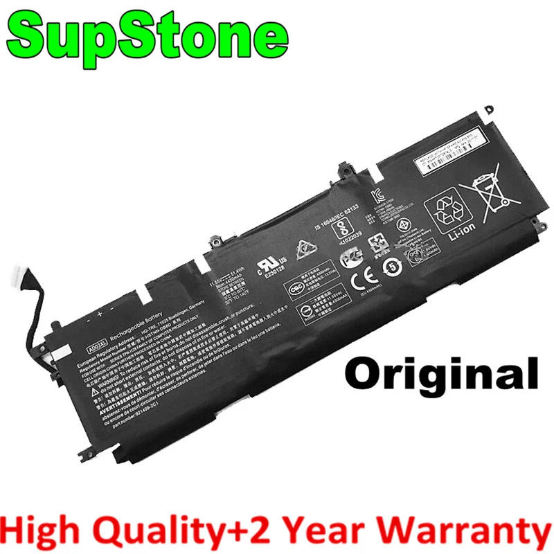 Supstone Ad03xl Hstnn-db8d 9214092c1 921439855 Bateria do Laptop Original para hp Envy 13-ad009ns 13-ad003 Ad105tx Ad103tx Tpn128