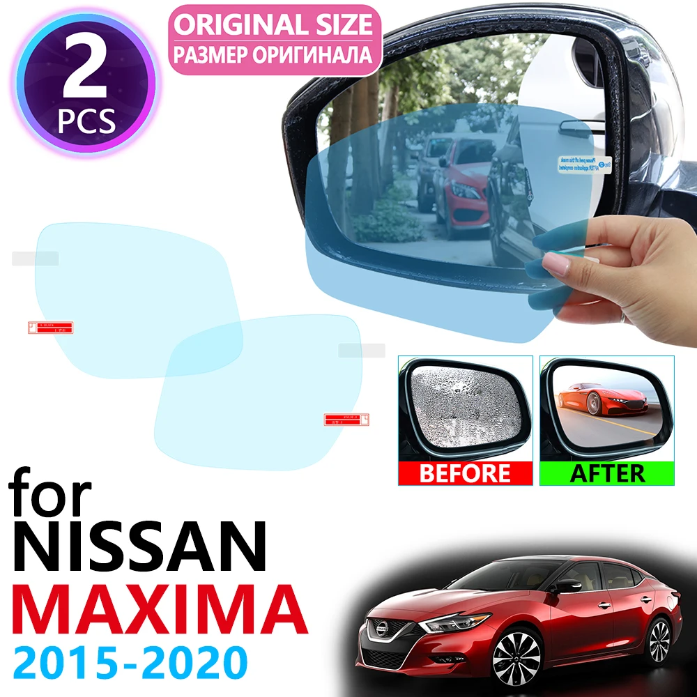 for Nissan Maxima A36 2015 2016 2017 2018 2019 Full Cover Rearview Mirror Anti-Fog Films Rainproof Anti Fog Film Car Accessories