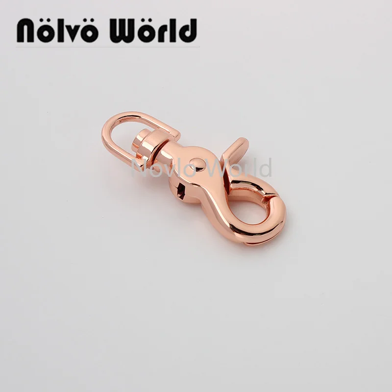 

Nolvo World 20 pcs 13-20-25-32-38mm 6 colors Metal Swivel Trigger Dog Buckle Outdoor Backpack Hook Key