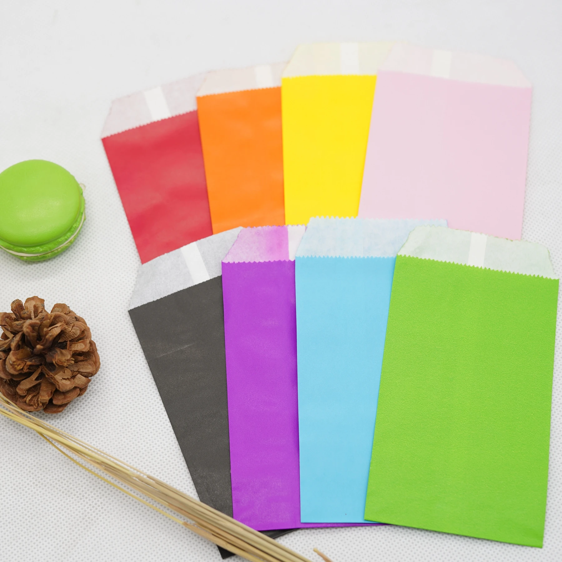 Mini Multicolour Kraft Paper Bags , Wedding Party Invitation Greeting Cards Paper Gift bag 25pcs/lot