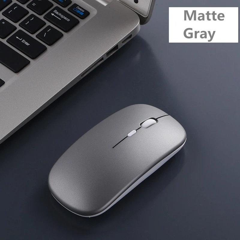 New Mute dual-mode 2.4G rechargeable wireless mouse office gaming mouse With mouse pad Can be connected Laptop tablet phone