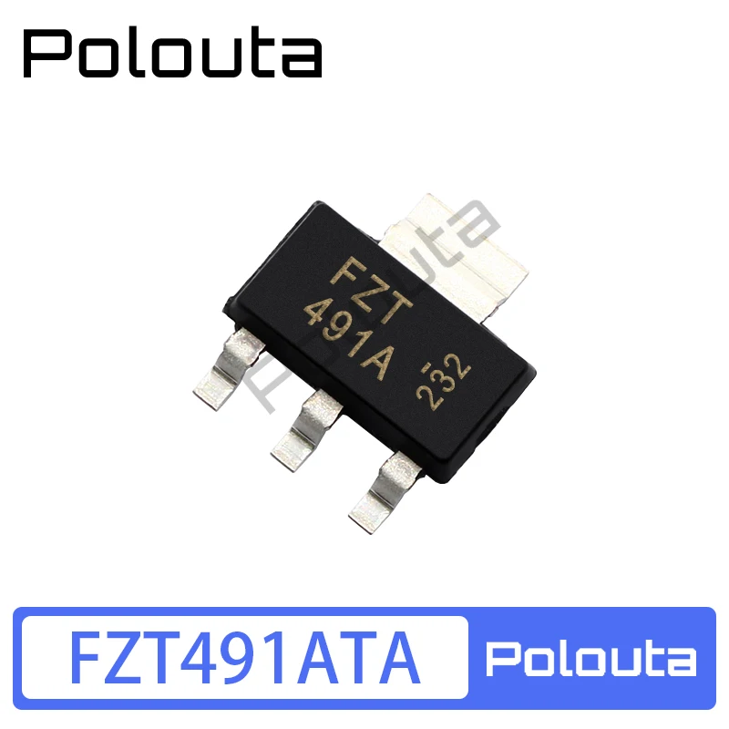 10 Pcs Polouta FZT491ATA FZT491A SOT223 NPN Mid-power Transistor Akustische Komponenten Kits Arduino Nano Integrated Circuit