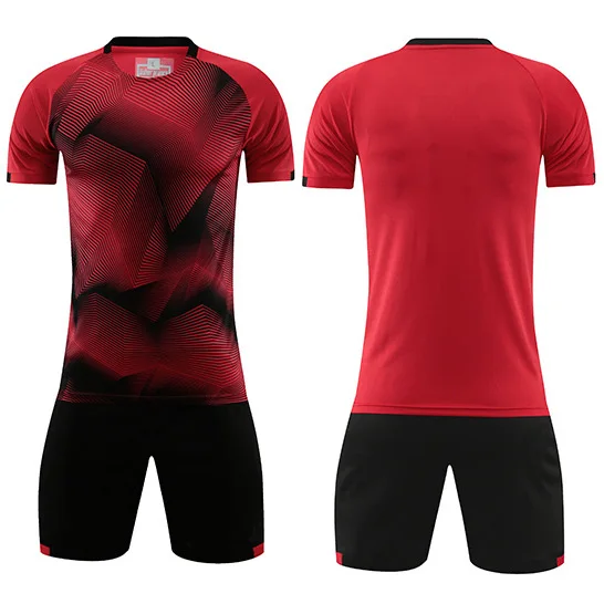 Children Gradient Soccer Jerseys Men Sports Sets Customized Footballer Uniforms Futbol Training Suit Football Team Training Wear