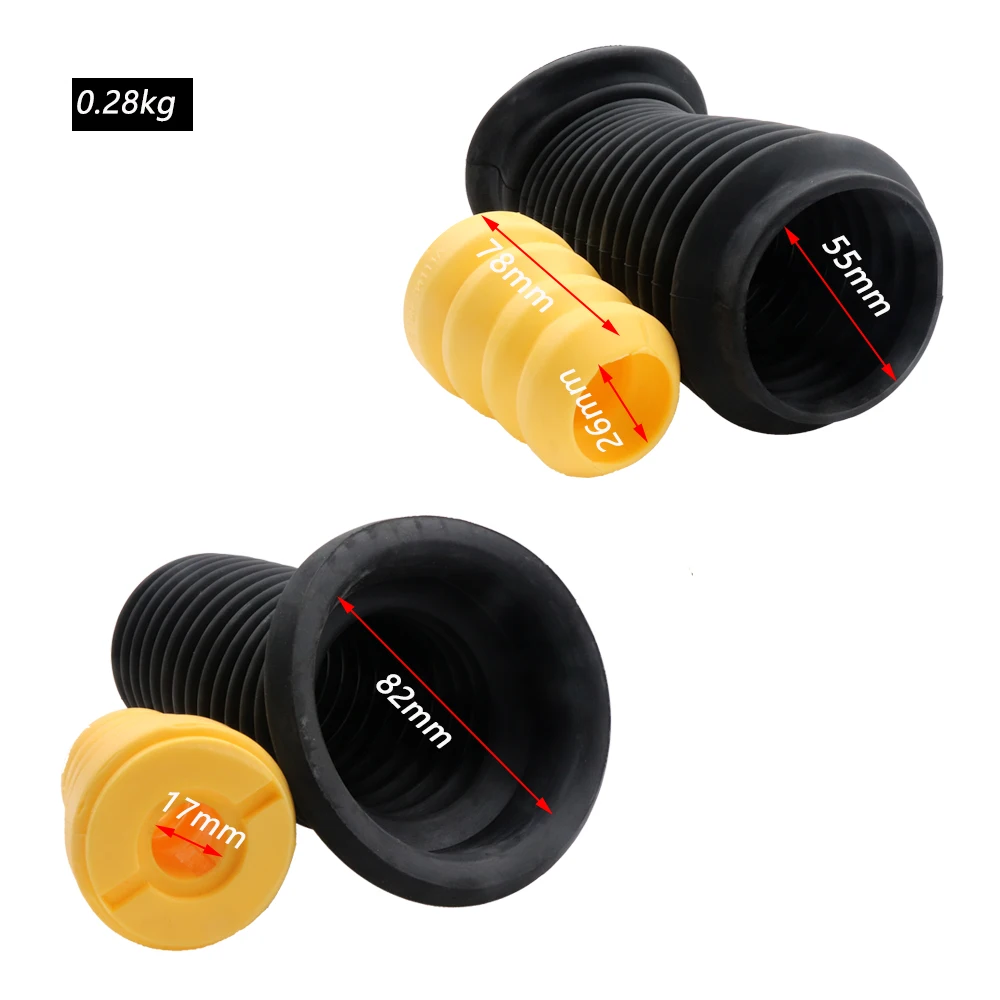 Front Dust Cover Air Shock Absorber Rubber Bellow Dust Boot KIT For FORD Fiesta 2009 2010 2011 2012 2013 2014-2017 6