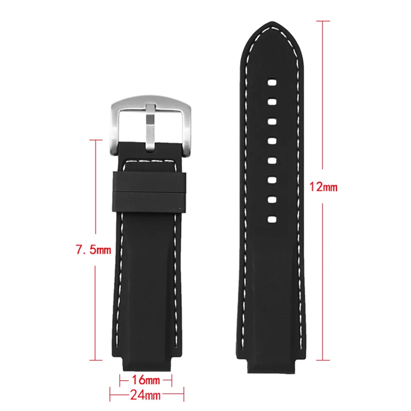 Silicone Watch Band Straps For Casio GST-B200 Series New G-steel Men Sports GST B200 Bracelet with Wire Watches Accessorie belt
