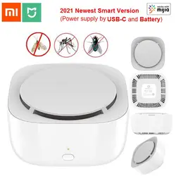 Xiaomi mijia repelente de mosquito assassino 2 inteligente timmer função versão básica dispeller elétrico inofensivo aquecimento ventilador unidade