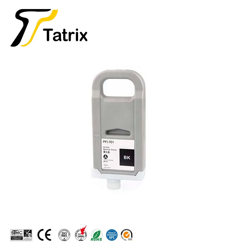 Imagem -02 - Tatrix Pfi701 Pfi701 Pfi 701 Premium Cor Compatível Cartucho de Tinta para Canon Ipf8000 9000 8100 9100 8110 9110 Impressora