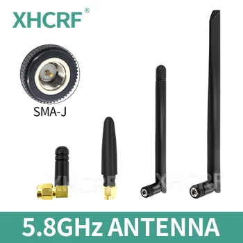 Antena enrutadora de 5,8 GHz Wifi Mini 5,8 GHz FPV antenas plegables SMA macho para módulo inalámbrico UAV placa base aérea ángulo recto